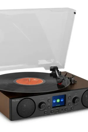 Coup de cœur des clients - Audizio Tulsa Platine Vinyle Bluetooth avec Radio FM/DAB+