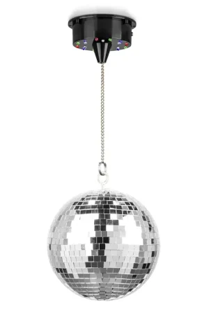 Premium - Fuzzix MB20ML - Boule à Facettes 20 cm avec Moteur et LED RGBW
