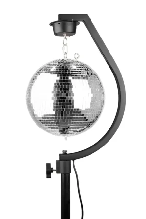 Dépêchez-vous | Fuzzix MBS30 - Support/Moteur pour Boule à Facettes 30 cm | Rotation Automatique 3 tr/min pour DJ & Événements