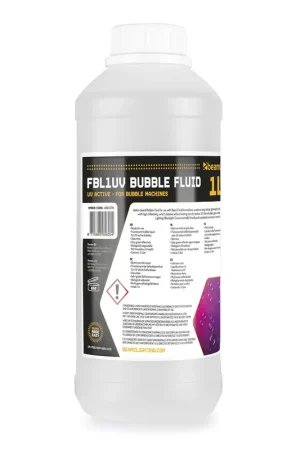BeamZ FBL1UV - Liquide Fluorescent pour Machine à Bulles 1L - Super prix