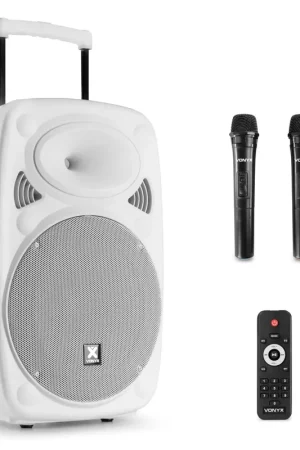 Achetez dès aujourd'hui - 2nde Vie - Vonyx Verve46 Enceinte Sono Portable 1000W - Blanc