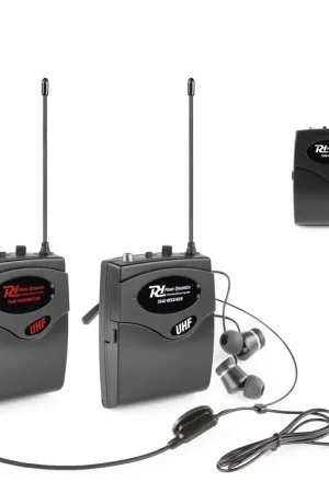 Power Dynamics TG40 - Audiophone Visite Guidée - 1 émetteur et 2 récepteurs - Portée 50m - Prix cassé