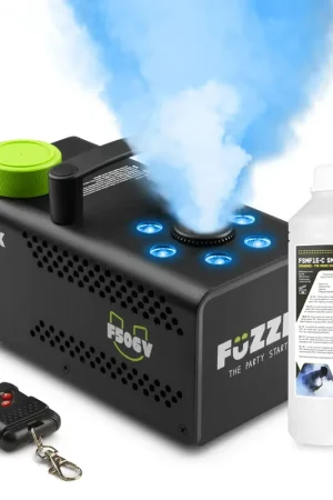 Fuzzix F506V - Machine à Fumée Verticale 500 Watts Multicolore RGB avec 1L de Liquide | Ne manquez pas cette offre