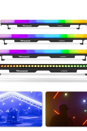 Pack de 4 Barres LEDs BeamZ LCB300 RGBW 36x3 Watts - 12 Zones Contrôlables - Ajoutez au panier