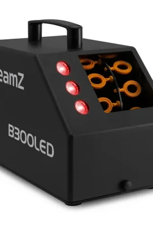 BeamZ B300LED Machine à Bulles Enfant/Soirées avec LEDs RGB et Télécommande sans Fil | Tout juste ajouté