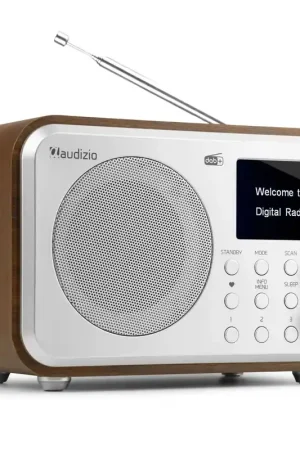 Audizio Milan - Radio DAB+ avec Batterie et Bluetooth - Argent | Prix avantageux