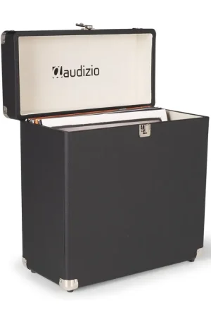 Bon prix | Audizio RC32 - Étui de Rangement pour Vinyle 33 Tours - Noir
