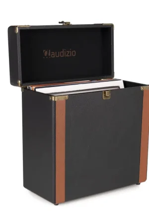 Paiement sécurisé | Audizio RC37 - Étui de Rangement pour Vinyles 33 Tours - Noir