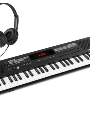 Dernières unités | Max Rhapsody49 - Clavier Électronique 49 Touches avec Casque Audio, Idéal Débutant – Clavier MIDI