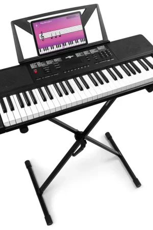 Max Rhapsody54 – Clavier Électronique 54 Touches, avec Stand inclus, Débutant – Modes Apprentissages | Achetez dès aujourd'hui