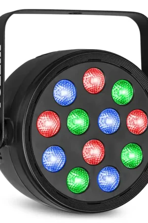 Fuzzix PLF12 Projecteur Party Par RGB DMX - 12 LEDs de 2 Watts avec Télécommande | En stock