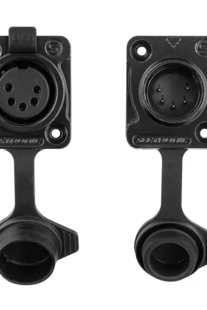 Prix bas | PD Connex CX111-A IP65 - Kit de Conversion Connecteurs 3-Broches vers 5-Broches XLR | IP65