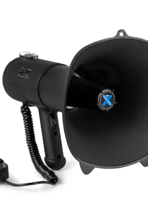 Vonyx MEG090 - Mégaphone Noir 90 Watts, Idéal Manifestations, Bluetooth - Portée 1,4 km - Produit phare