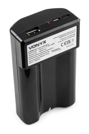 Coup de cœur des clients - Vonyx MRB12 - Batterie Lithium 1,8 Ah pour Mégaphones Vonyx - Chargeur 12V inclus