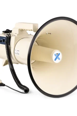 Vonyx MEG150 - Mégaphone Très Puissant 200 Watts, Idéal Manifestations, Batterie MRB12, Bluetooth - Portée 2 km | Très populaire