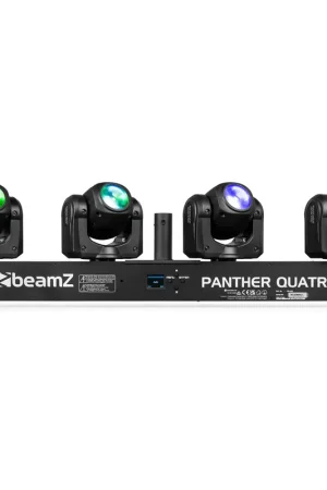 Prix bas | BeamZ Panther Quatro - Barre 4 lyres LEDs