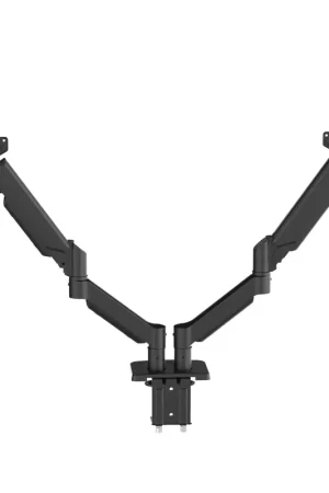 Audizio CMA20G – Support Double Écran Ordinateur 17-32 pouces – Réglable en Hauteur, Inclinable, Rotatif, Poids maximal de 9 kg - Promo exceptionnelle