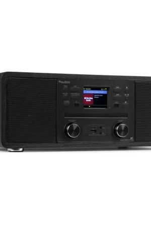 Audizio Avola - Radio Internet Wifi avec Lecteur CD, Bluetooth, DAB+ et FM - Noire | Plus que quelques jours