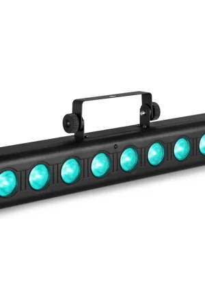 Fuzzix Orion - Barre LED Wallwasher - 9x 6 Watts RGBW, Modes Automatiques, DMX, Télécommande - Prix malin