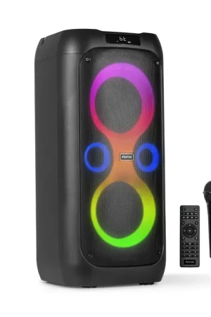 2nde Vie - Fenton Core130 – Enceinte Bluetooth Lumineuse – 180 Watts, Autonomie 12H, Micro Inclus | Haute qualité