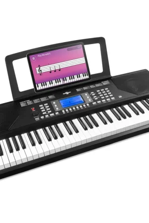 2nde Vie - Max Rhapsody61P - Clavier Électronique 61 Touches Semi Lourdes avec Haut-Parleurs Stéréo - Clavier MIDI | Promotion