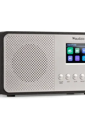 2nde Vie - Audizio Avio - Radio DAB+, FM avec Bluetooth 5.0 - Aluminium, Écran 2,4 Pouces | Nouveau en boutique