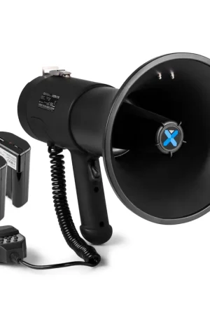 Plus que quelques articles - Vonyx MEG075 Pack Mégaphone 75W – avec 2x Batteries MRB12 Rechargeables