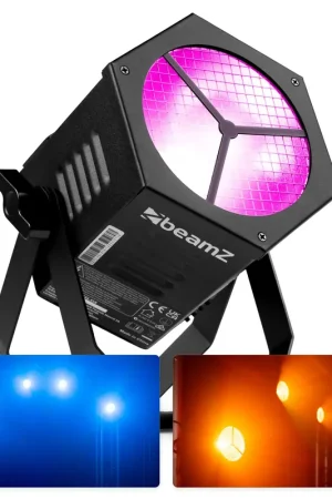 BeamZ RB40 - PAR Rétro LED COB RGBW - 40 Watts, DMX 5,6 ou 8 Canaux - Nouveau produit
