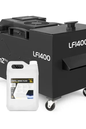Profitez-en - Beamz Professional LF1400 - Pack Machine à Fumée Lourde 1400W | 5L de Liquide Inclus