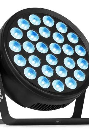 Achetez dès maintenant | BeamZ BCC240 - FlatPAR LED RGBW 27x 4W Extra Plat avec Télécommande - Projecteur PAR LED Puissant DJ pour Soirées et Scènes