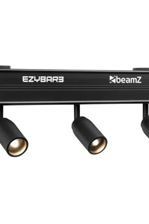 BeamZ EZYBar3 - Barre LED COB sur Batterie – 3x10 Watts Spots Orientables | Stock limité