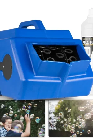 Prix réduit - BeamZ B1500 - Pack Machine à Bulles pour Enfant/Mariage avec 1L de Liquide