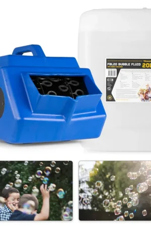 Commandez en ligne - BeamZ B1500 - Pack Machine à Bulles pour Enfant/Mariage avec 20L de Liquide