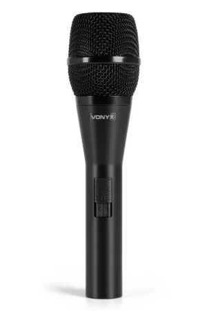 Haute qualité - Vonyx VDM09 Microphone à Condensateur Cardioïde - Câble Inclus