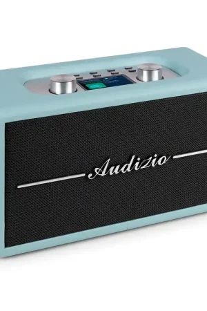 Nouveau lancement | Audizio Tune60 - Radio Rétro DAB/DAB+ et FM avec Bluetooth | Bleue
