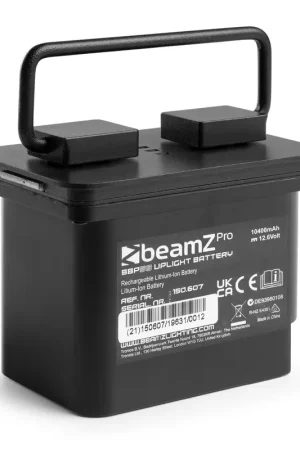 BeamZ Professional Réserve Accu 10,4 Ah - Compatibles Uplights BBP54 & BBP59 IP65 | Jusqu'à 20h d'Autonomie - Achetez en ligne
