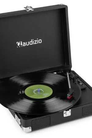 Audizio RP111BK Platine Vinyle Valise avec Haut-Parleurs Intégrés - Noire - Très demandé