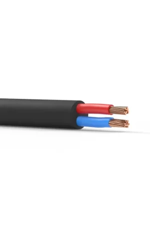 PD Connex RX15 - Câble Haut-parleur 2 x 2.5mm², Bobine de 305 Mètres, 100 V - Noir | Bonne affaire