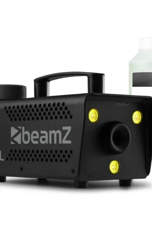 BeamZ S553L - Pack Machine à Fumée 550W avec 3 LEDs RGB et 1 L de Liquide - pour Halloween | Nouveauté