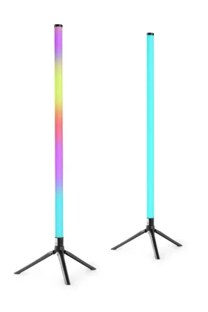Fuzzix Starry - Set de 2 Tubes LED Verticaux RVB - 1 Mètre - Bon prix