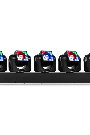 BeamZ Galaxy5 - Barre d'éclairage Motorisée avec 5 Lyres - 5x40W | Achetez dès maintenant