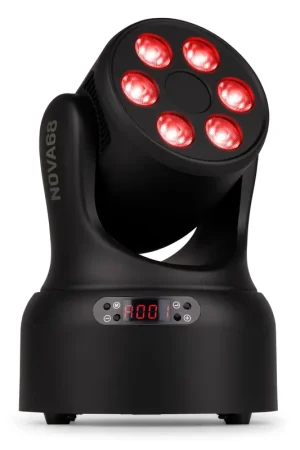 BeamZ NOVA68-BK - Lyre LEDs Wash compacte 6x8W RGBW |Noir - Profitez-en