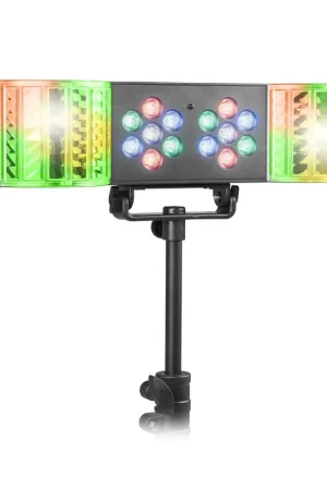 Fuzzix DerbyStar1 - Barre LED Jeux de Lumière Multi-Effets 3-en-1 | Soirées, Bars & DJ Sets - Top des ventes