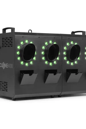 BeamZ Cyclone400 - Machine à Fumée et à Bulles avec 48 LEDs RGBW Intégrés - Plébiscité par les clients