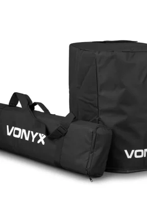 Vonyx VX822BAG - Set de Housse pour Enceintes VX822 - Noir - Tout juste disponible
