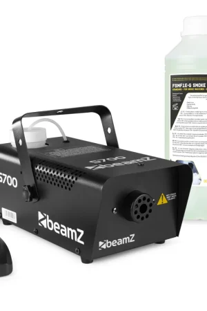 Pack BeamZ S700 Pack - Machine à Fumée Puissante 700 W | 1L de liquide inclus - Nouveau au catalogue