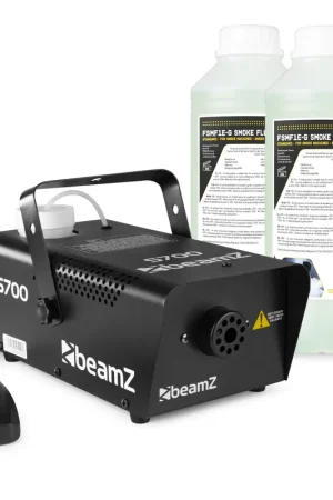 Dernière chance | Pack BeamZ S700 - Machine à Fumée 700 W + 2 L de Liquide inclus | Soirées, DJ Sets & Événements