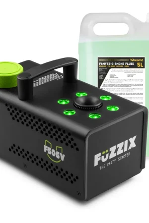 Pack Fuzzix F506V - Machine à Fumée Verticale 500 W + 5 L de Liquide inclus | Soirées, Bars & DJ Sets | Premium