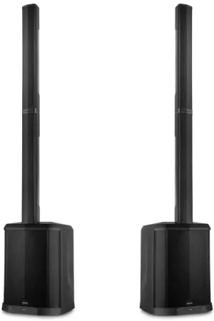 Vonyx VX822 - Pack de 2 Enceintes Colonnes Actives avec BT sans fil et Appairage Stéréo Sans Fil - 1800W - Très populaire