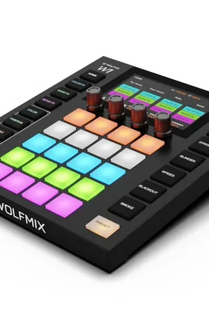 Promo exceptionnelle | Wolfmix W1 MK2 - Contrôleur DMX autonome jusqu’à 4 univers - Gestion lumière pour événements & installations pro